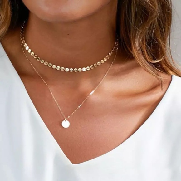 Lulus Jewelry - “Royal Love” Gold Pretty Pendant Layered Necklace